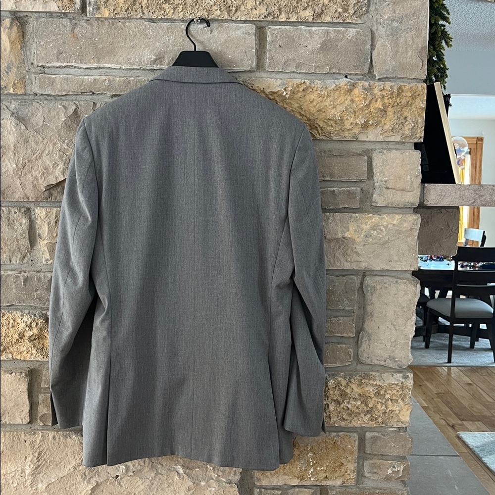 ALFANI Slim Fit Classic Gray Suit Pants Size 33x32 & Blazer Size 40L - Picture 5 of 16
